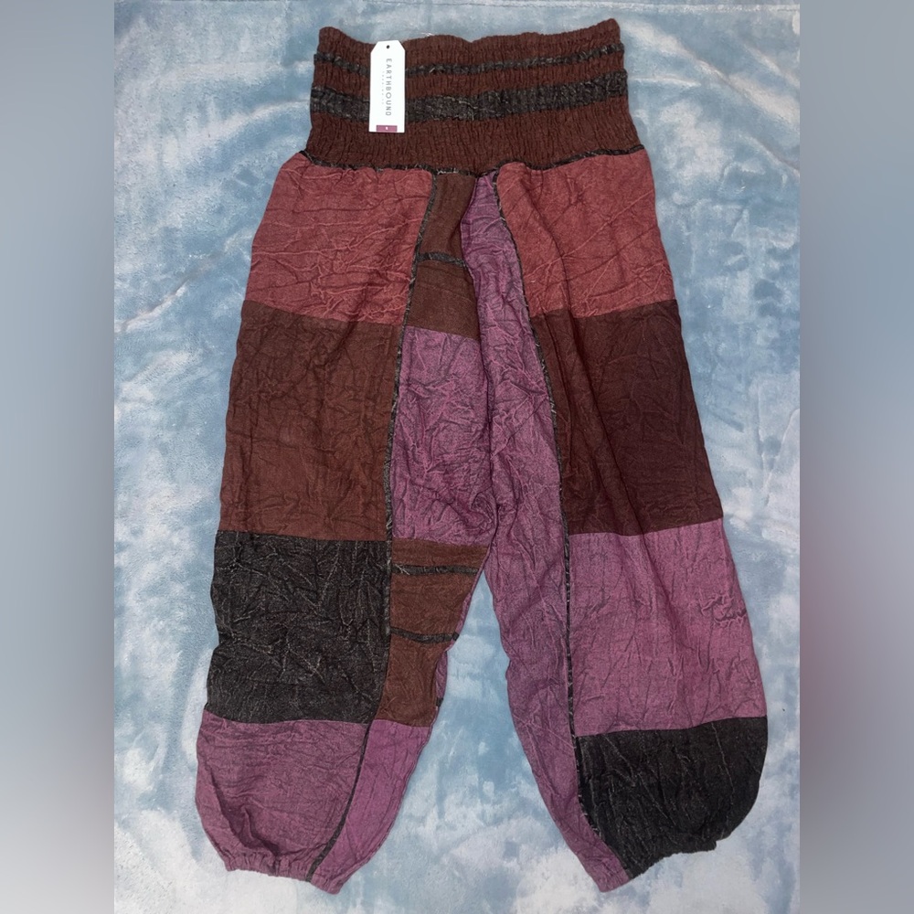 Earthbound Multicolor Patchwork Bottoms - image 1